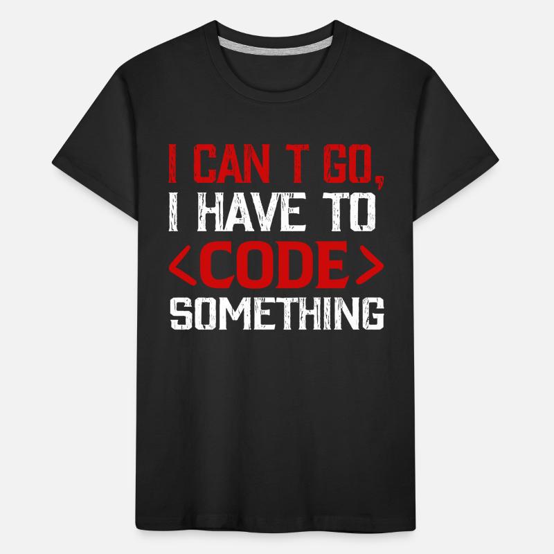 Programmeur, Nerd , Code informatique T-shirt bio Premium Enfant