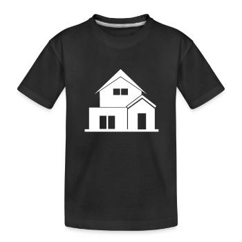 Maison Blanche - T-shirt bio Premium Enfant - noir - Devant