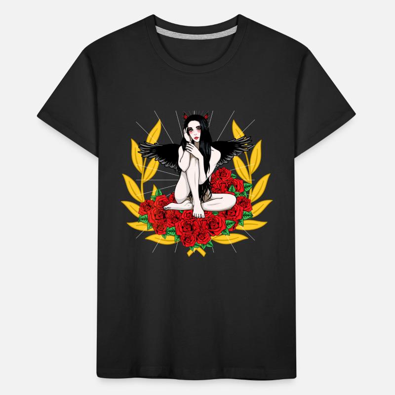 Devilish Devil Woman Satan's Roast Devil Kids' Premium Organic T-Shirt