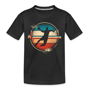 Handball - T-shirt bio Premium Enfant - noir - Devant