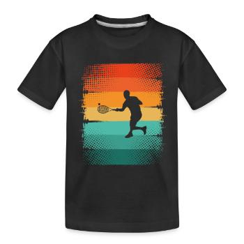 Tennis - T-shirt bio Premium Enfant - noir - Devant
