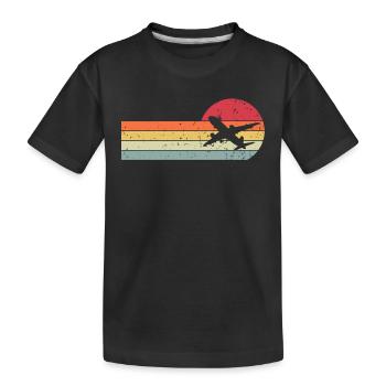 Avion - T-shirt bio Premium Enfant - noir - Devant