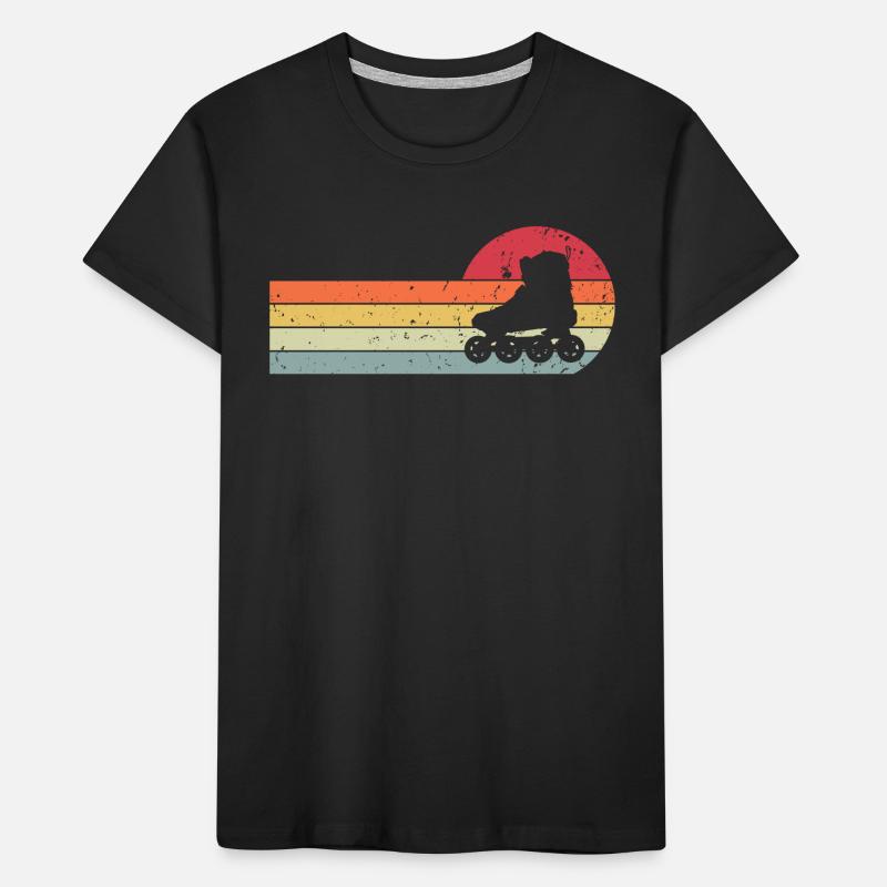 Inline Skates Kids' Premium Organic T-Shirt