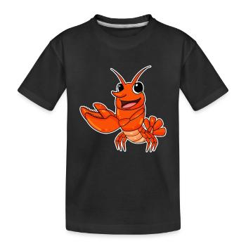 Homard - T-shirt bio Premium Enfant - noir - Devant