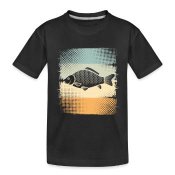Carp - Kids' Premium Organic T-Shirt - black - Front