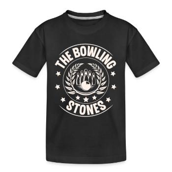 Bowling - T-shirt bio Premium Enfant - noir - Devant