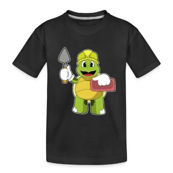 Truelle Mason Tortoise - T-shirt bio Premium Enfant - noir - Devant