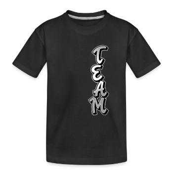 Équipe - T-shirt bio Premium Enfant - noir - Devant