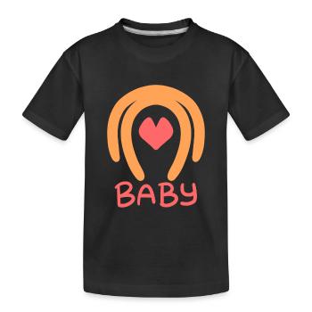Bébé - T-shirt bio Premium Enfant - noir - Devant