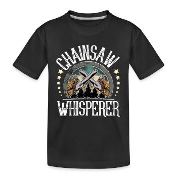 Bûcheron - T-shirt bio Premium Enfant - noir - Devant