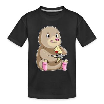 Mole Gamer Joystick - T-shirt bio Premium Enfant - noir - Devant