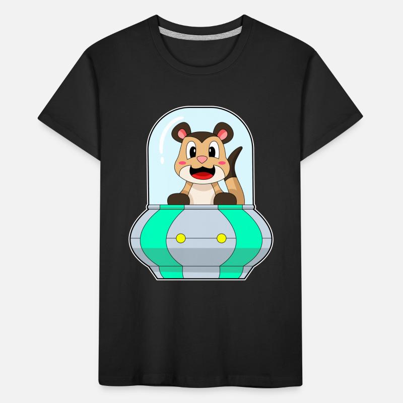 Suricates avec bateau T-shirt bio Premium Enfant