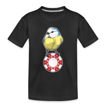 Vogel Poker Jetons de Poker - T-shirt bio Premium Enfant - noir - Devant
