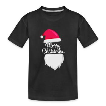 Noël, noël, noël, noël, noël, noël, noël, noël - T-shirt bio Premium Enfant - noir - Devant
