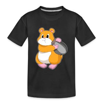 Graines de hamster - T-shirt bio Premium Enfant - noir - Devant