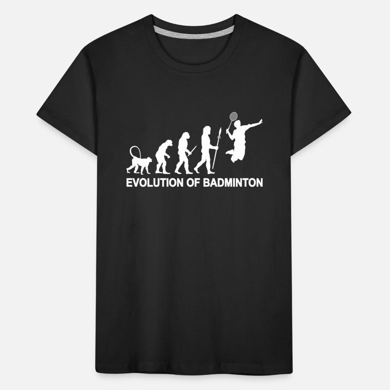 Évolution du badminton T-shirt bio Premium Enfant