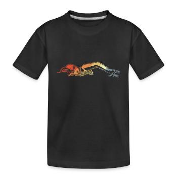 Nageurs - T-shirt bio Premium Enfant - noir - Devant