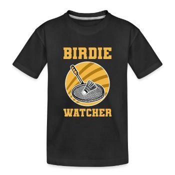 Federball - Kinder Premium Bio T-Shirt - Schwarz - Vorne