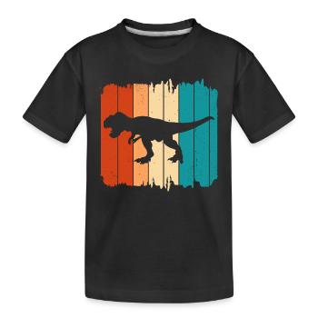 T-Rex - T-shirt bio Premium Enfant - noir - Devant