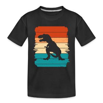 T-Rex - T-shirt bio Premium Enfant - noir - Devant