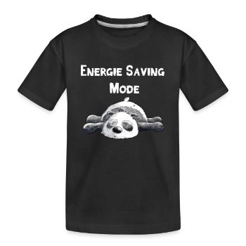 Rêver d’un panda - T-shirt bio Premium Enfant - noir - Devant