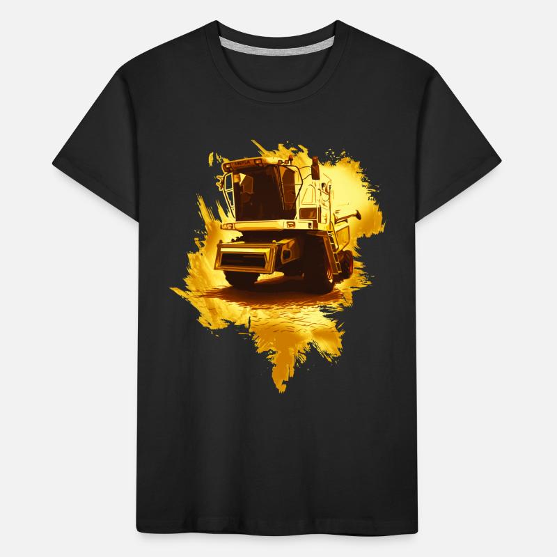 Moissonneuse-batteuse or T-shirt bio Premium Enfant