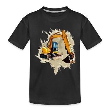 Pelle pelle - T-shirt bio Premium Enfant - noir - Devant