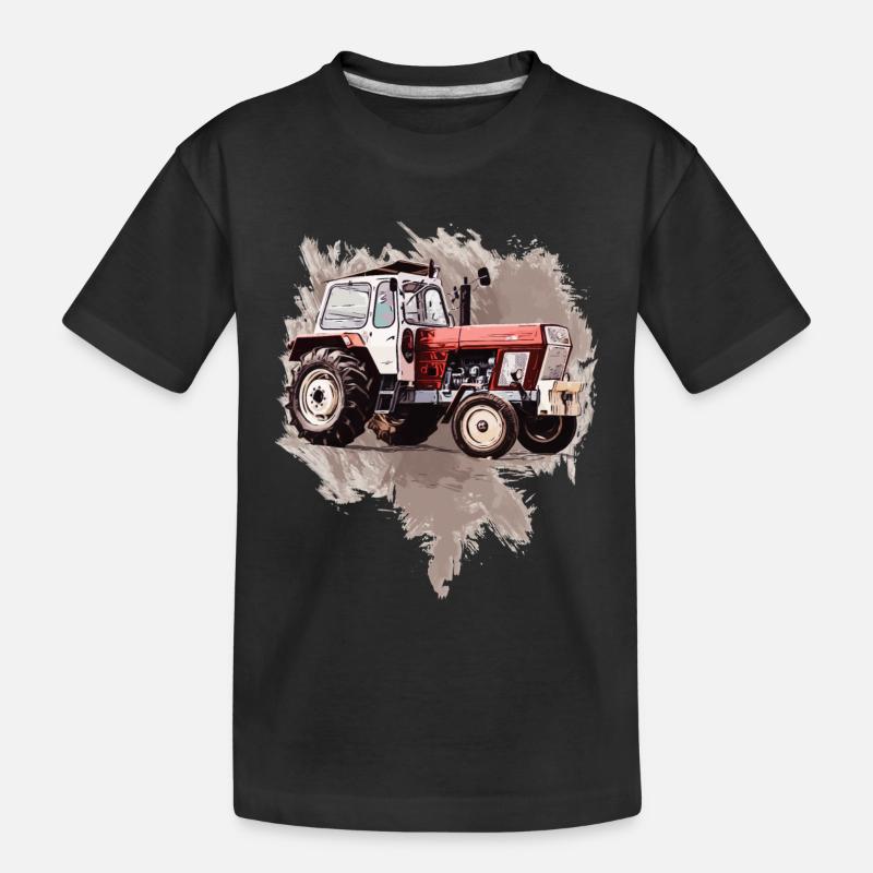 Fortschritt Traktor ZT 304 - Kinder Premium Bio T-Shirt - Schwarz