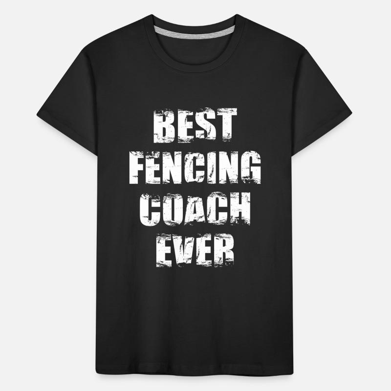 Bester Fechtlehrer Kinder Premium Bio T-Shirt