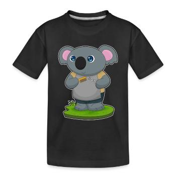 Koala Coiffeur Ciseaux Peigne - T-shirt bio Premium Enfant - noir - Devant