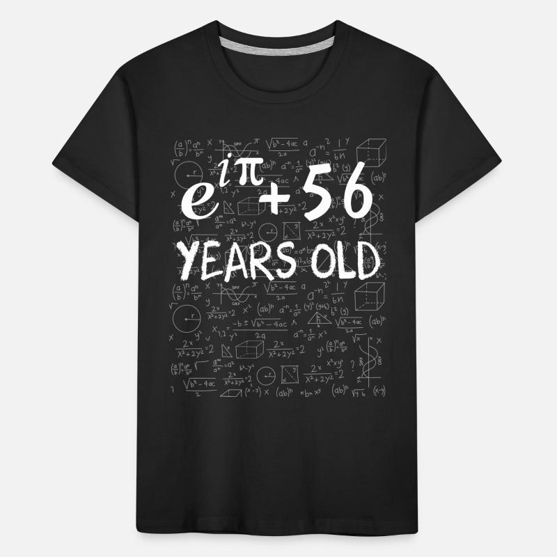 55th birthday 55 years Euler Identity math gift Kids' Premium Organic T-Shirt