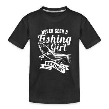 Pêcheur - T-shirt bio Premium Enfant - noir - Devant