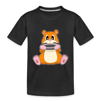 Graines de hamster - T-shirt bio Premium Enfant - noir - Devant