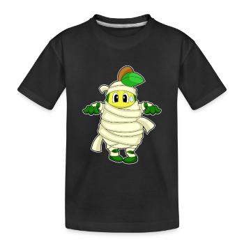 Papier toilette Avocado Halloween - T-shirt bio Premium Enfant - noir - Devant