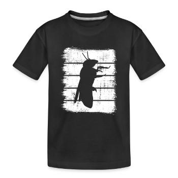 Croquis d’abeille - T-shirt bio Premium Enfant - noir - Devant
