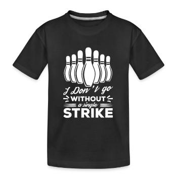 Je ne me prive pas d’une seule grève - T-shirt bio Premium Enfant - noir - Devant
