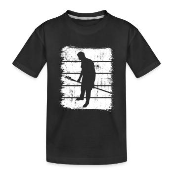 Bäcker - Kinder Premium Bio T-Shirt - Schwarz - Vorne