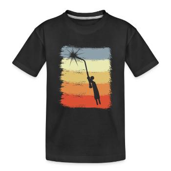 Electronic welding - Kids' Premium Organic T-Shirt - black - Front