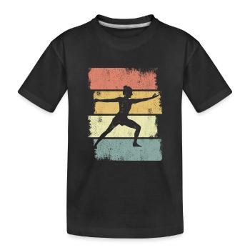 Croquis de Yogini - T-shirt bio Premium Enfant - noir - Devant