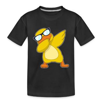 Danse Hip Hop Canard - T-shirt bio Premium Enfant - noir - Devant