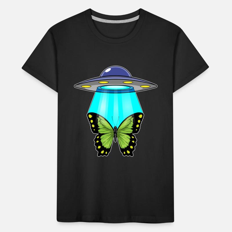 Papillon, Vaisseau Spatial, Espace T-shirt bio Premium Enfant