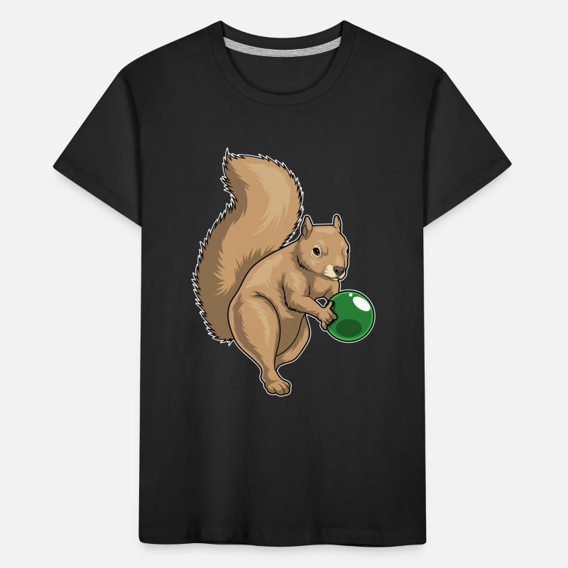 Boule de bowling Squirrel T-shirt bio Premium Enfant