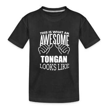 Tonga - T-shirt bio Premium Enfant - noir - Devant