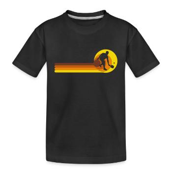 Jeu de balles de pickleball Joueur de pickleball - T-shirt bio Premium Enfant - noir - Devant