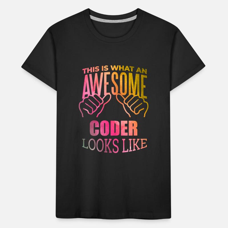 Coding Kids' Premium Organic T-Shirt