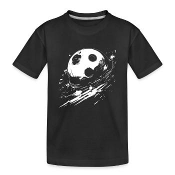 Bowls - Kids' Premium Organic T-Shirt - black - Front