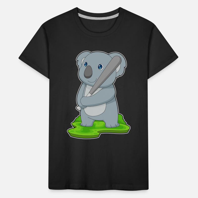 Koala Baseball Batte de Baseball T-shirt bio Premium Enfant