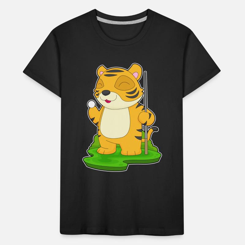 Queue de billard Tiger T-shirt bio Premium Enfant