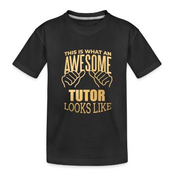 Tuteur Tuteur - T-shirt bio Premium Enfant - noir - Devant