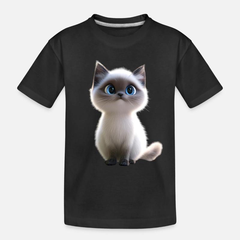Ragdoll Kat Ragdoll Kat Søde Ragdoll Katte - Børne premium T-shirt økologisk - sort